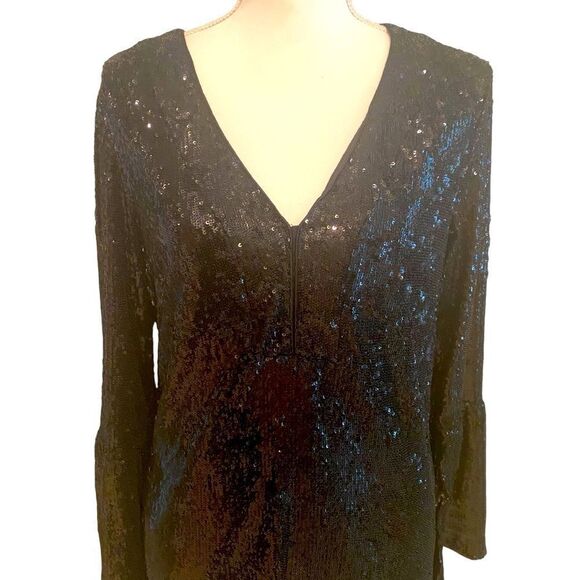 Nanette Lepore Sequin Sestina Dress Size 12 - Picture 5 of 8